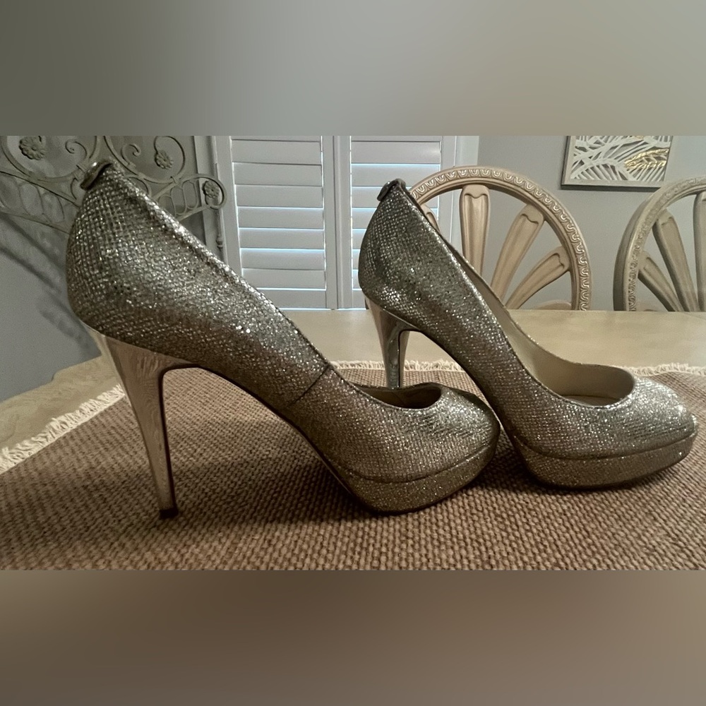 Michael Kors Glittery Gold Women’s Heel Pumps Size 8